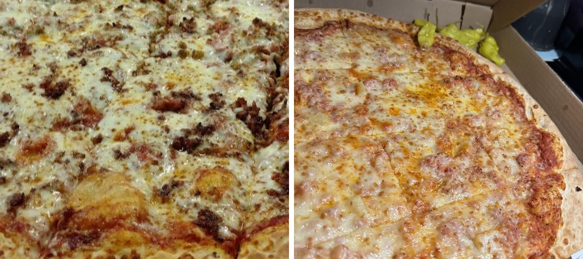 Paradise Pizza Menu
