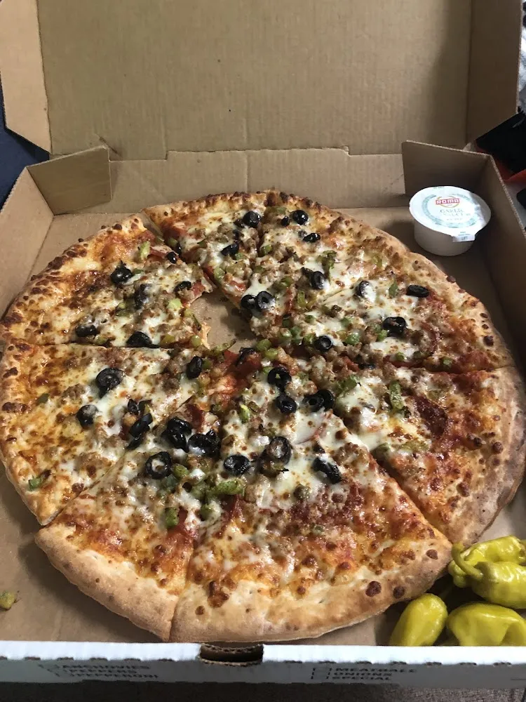 Italian Sausage Onion Green Peppers Olive